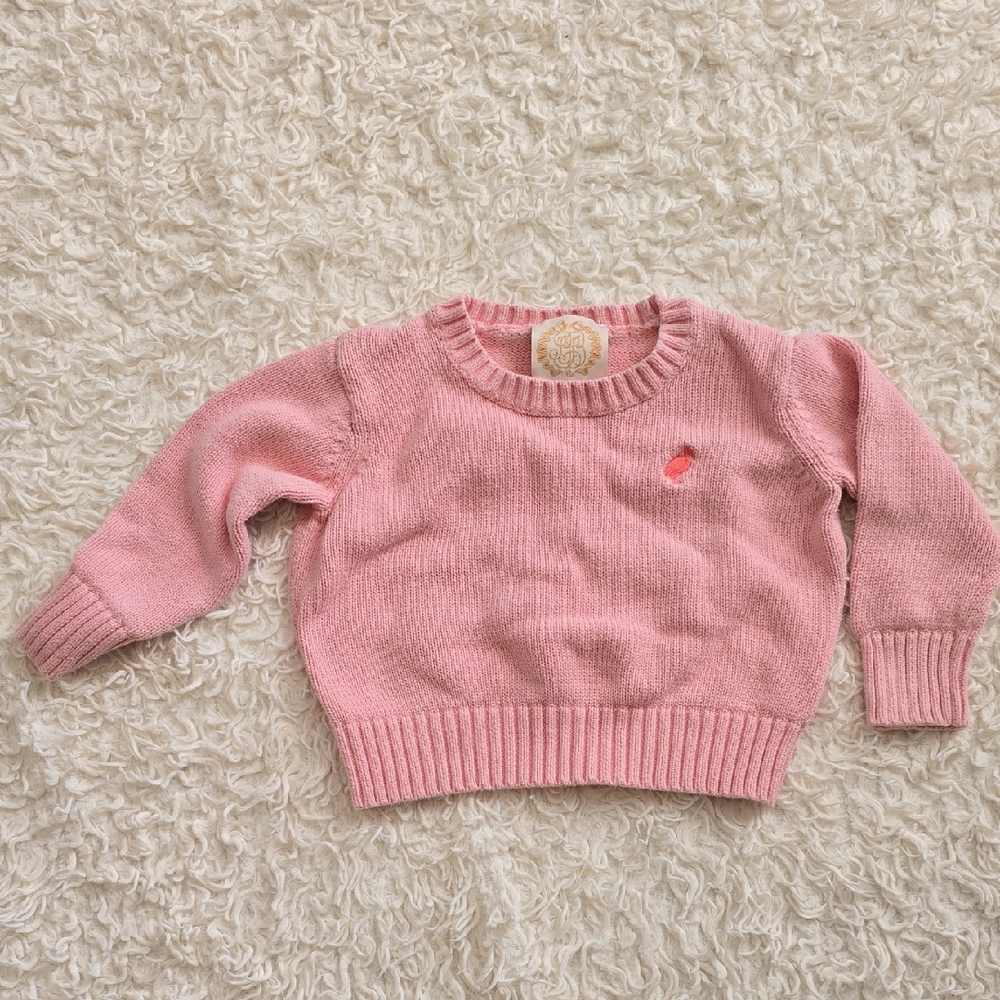 The Beaufort Bonnet Company Pink Girls' Crewneck Sweater
